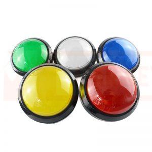 100MM DOME SHAPED LED ARCADE MACHINE BUTTONS
